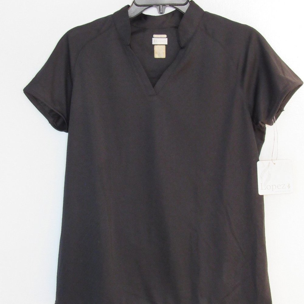 Black Golfing Shirt Size M NWT